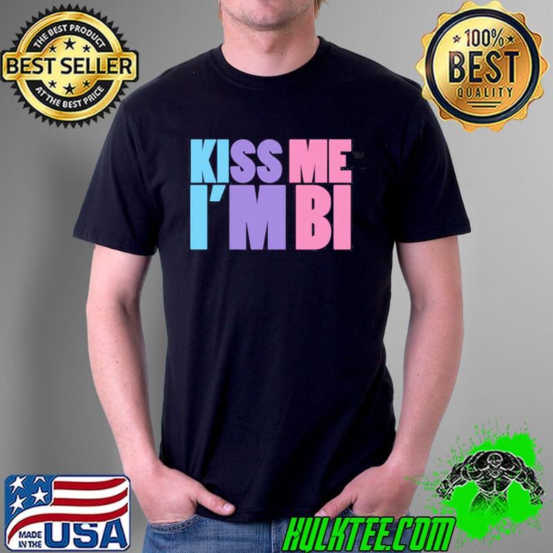 Kiss me pride month lgbtq+ support shirt
