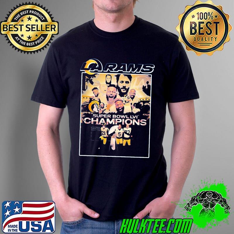 LA rams super bowl team champions lvI art shirt