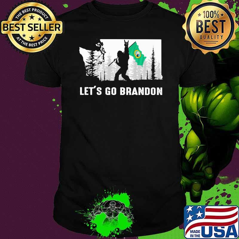 Let's Go Brandon Washington State Big Foot shirt