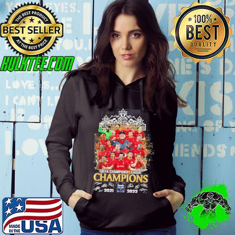 Liverpool Football club uefa champions league champions 20212022 signed s Hoodie Liverpool Football club uefa champions league champions 20212022 signed s Hoodie