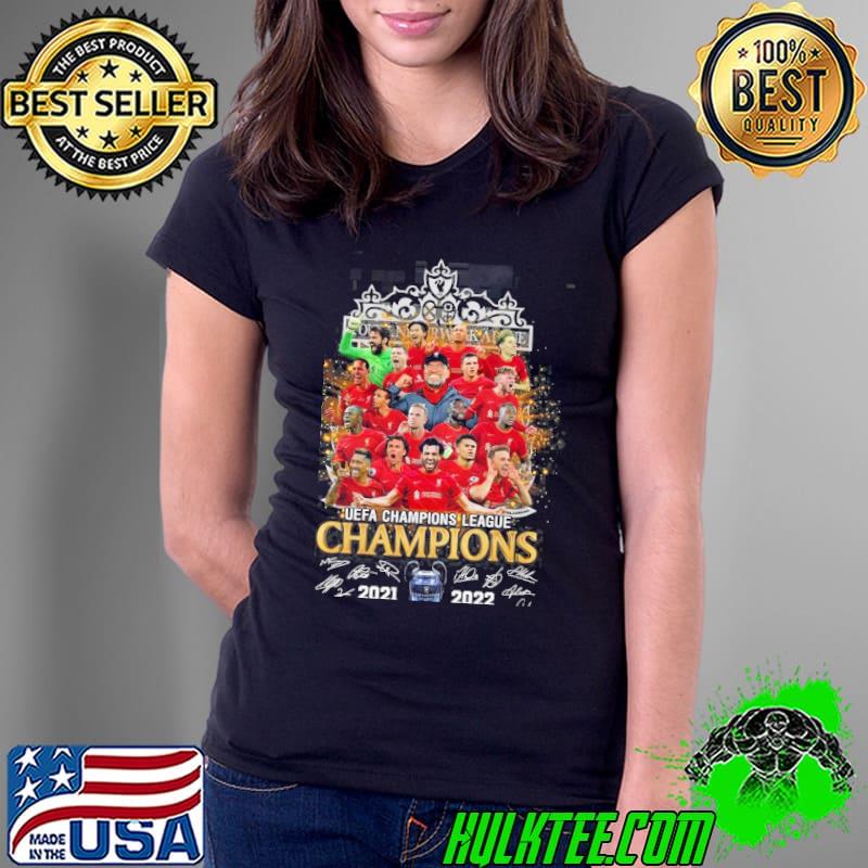 Liverpool Football club uefa champions league champions 20212022 signed s Ladies Tee Liverpool Football club uefa champions league champions 20212022 signed s Ladies Tee