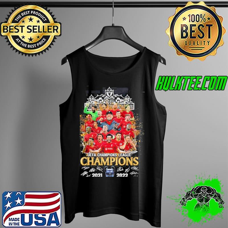 Liverpool Football club uefa champions league champions 20212022 signed s Tank Top Liverpool Football club uefa champions league champions 20212022 signed s Tank Top