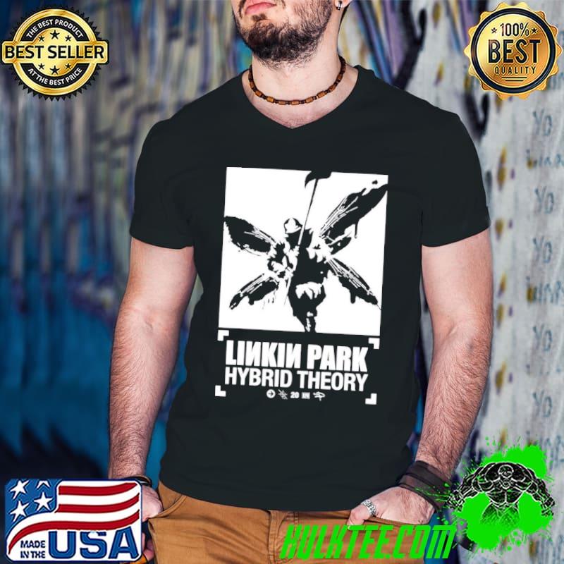 Logo hybrid theory trend linkin park band shirt