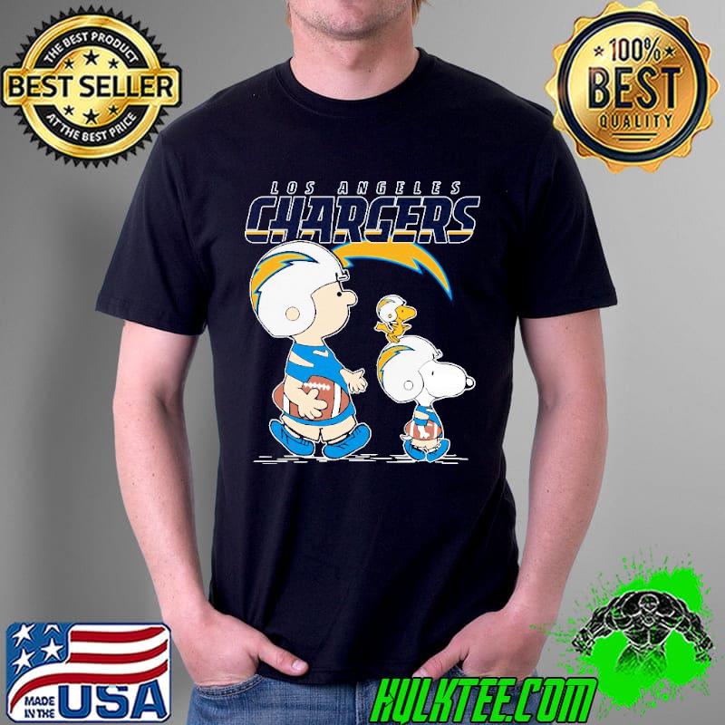 Los angeles chargers let's play Football together Snoopy NFL shirt