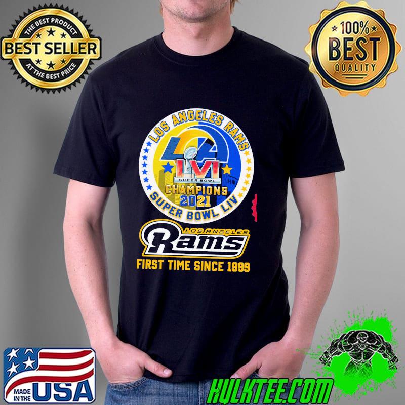 Los angeles rams champions 2021 super bowl liv los angeles rams first time since 1989 shirt