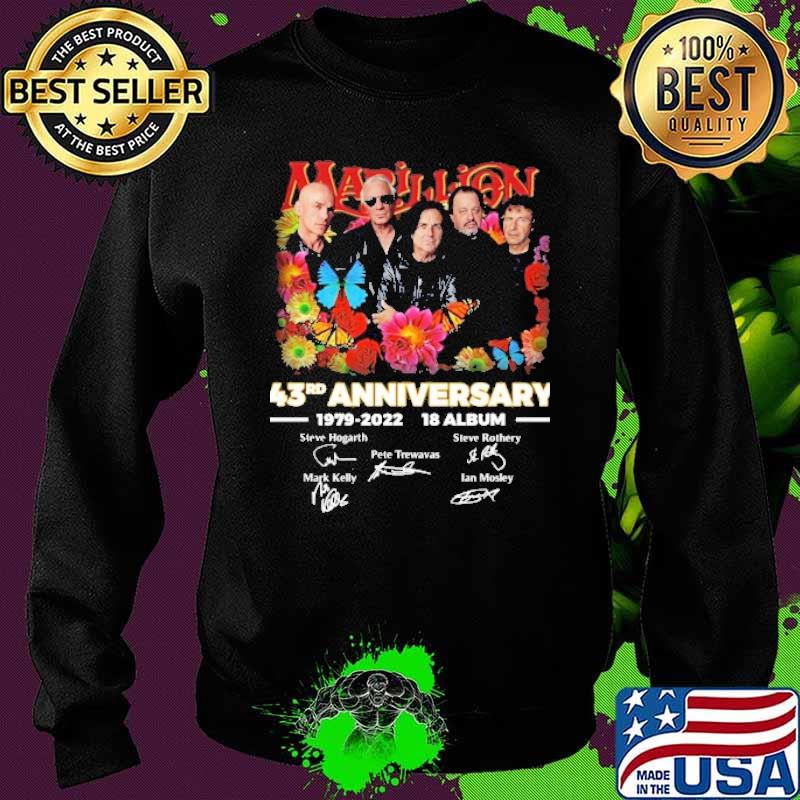 Marillion 43rd anniversary signatures s Sweater Marillion 43rd anniversary signatures s Sweater