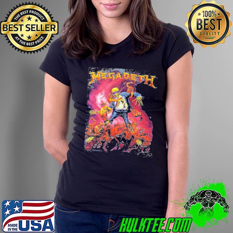 Megadeth punk slipknot retro rock band s Ladies Tee Megadeth punk slipknot retro rock band s Ladies Tee