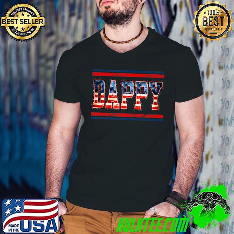 Mens 4th of July Dappy Flag Shirt, Vintage Dappy Shirt Premium T-Shirt Guys V Neck Mens 4th of July Dappy Flag Shirt, Vintage Dappy Shirt Premium T-Shirt Guys V Neck