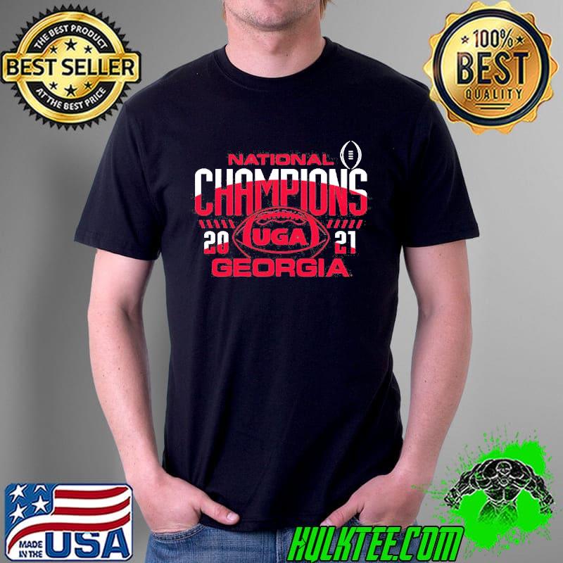 Men‘s Georgia Bulldogs college Football playoff 2021 national champions shirt