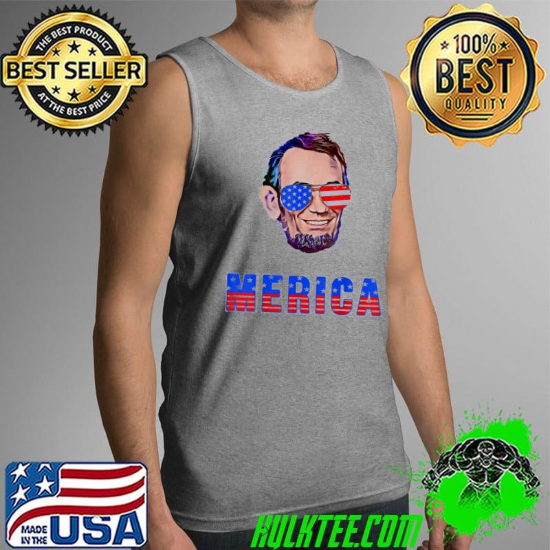 Merica American flag usa independence day abraham Lincoln s Tank Top Merica American flag usa independence day abraham Lincoln s Tank Top