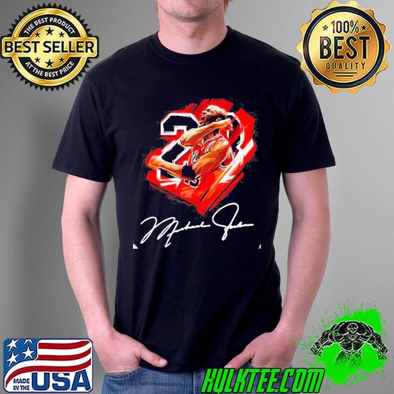 Michael Jordan 23 chicago bulls basketball signature shirt