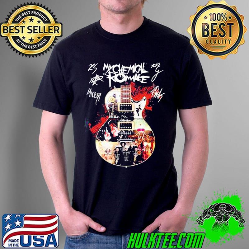 My chemical romance adult nice guitar shirt