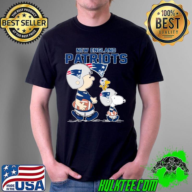 New england Patriots let's play Football together Snoopy NFL shirt