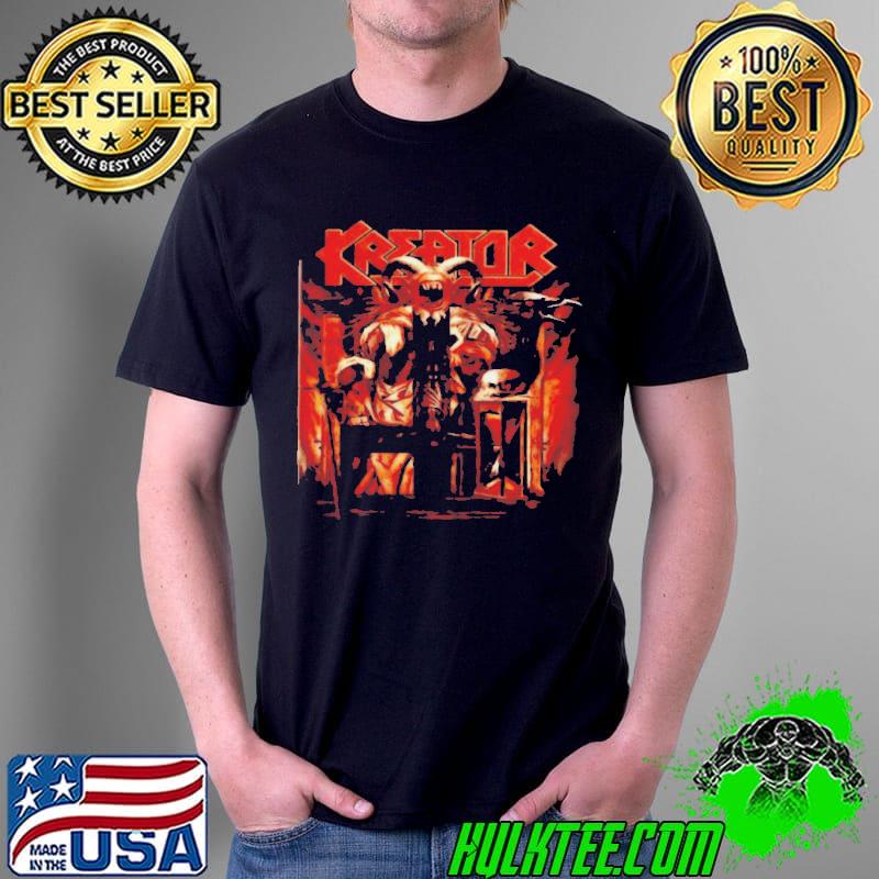 New logo kreator retro rock band shirt