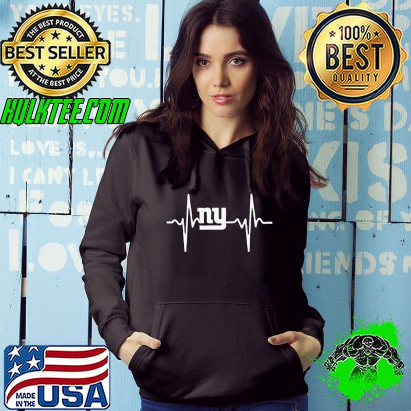 New york giants heartbeat American Football team s Hoodie New york giants heartbeat American Football team s Hoodie