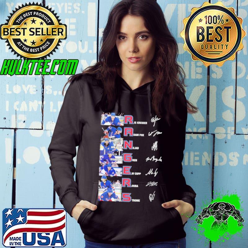 New York Rangers Members Signatures Shirt Hoodie New York Rangers Members Signatures Shirt Hoodie