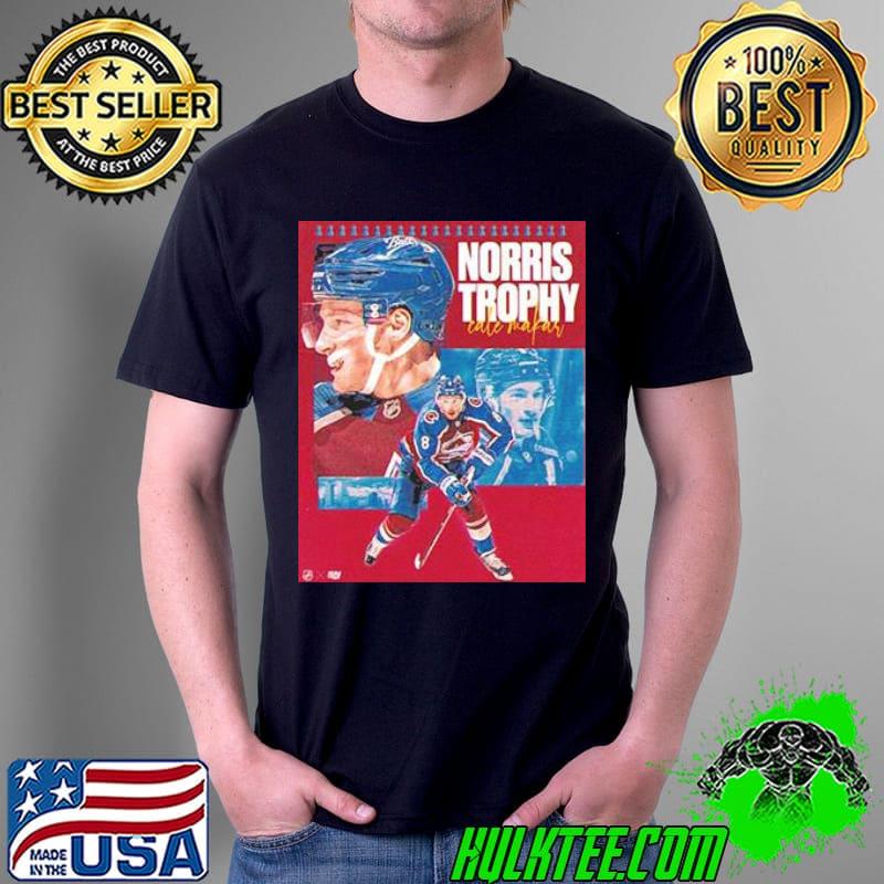 Nhl awards Colorado avalanche cale makar 2022 norris trophy winner shirt