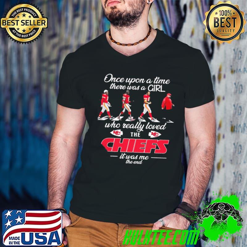 Once upon a time there was a girl who really loved the Chiefs it was me the end s Guys V Neck Once upon a time there was a girl who really loved the Chiefs it was me the end s Guys V Neck