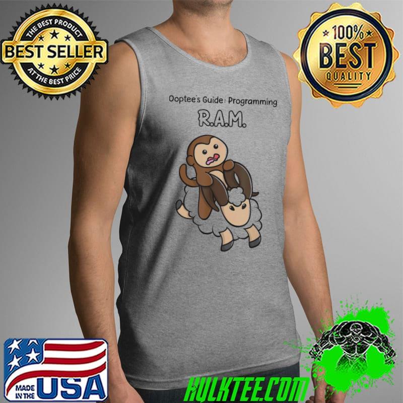Ooptee's guide programming rams with funny ooptee monkey shirt