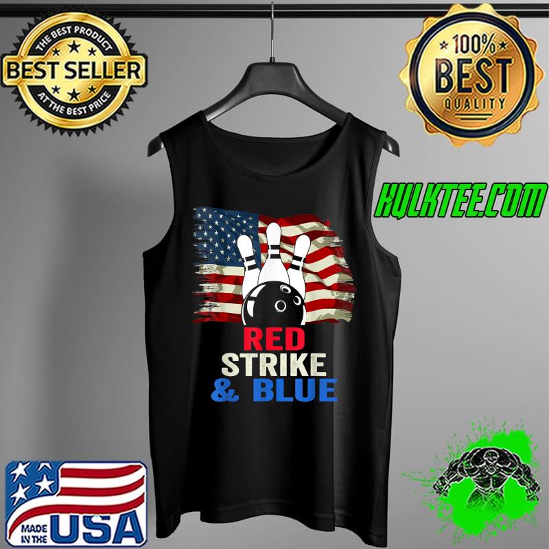 Patriotic Bowling 4th Of July Bowler American Flag T-Shirt Tank Top Patriotic Bowling 4th Of July Bowler American Flag T-Shirt Tank Top