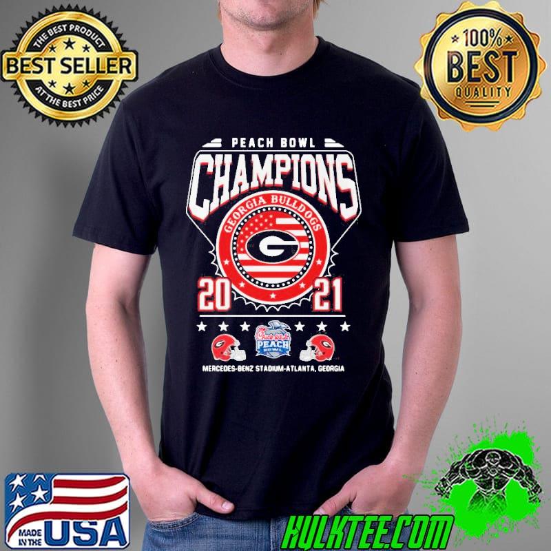 Peach bowl champions Georgia Bulldogs 2021 shirt