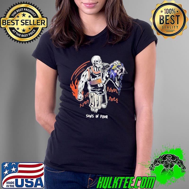 Phoenix suns in 4 playoffs finals warren lotas s Ladies Tee Phoenix suns in 4 playoffs finals warren lotas s Ladies Tee