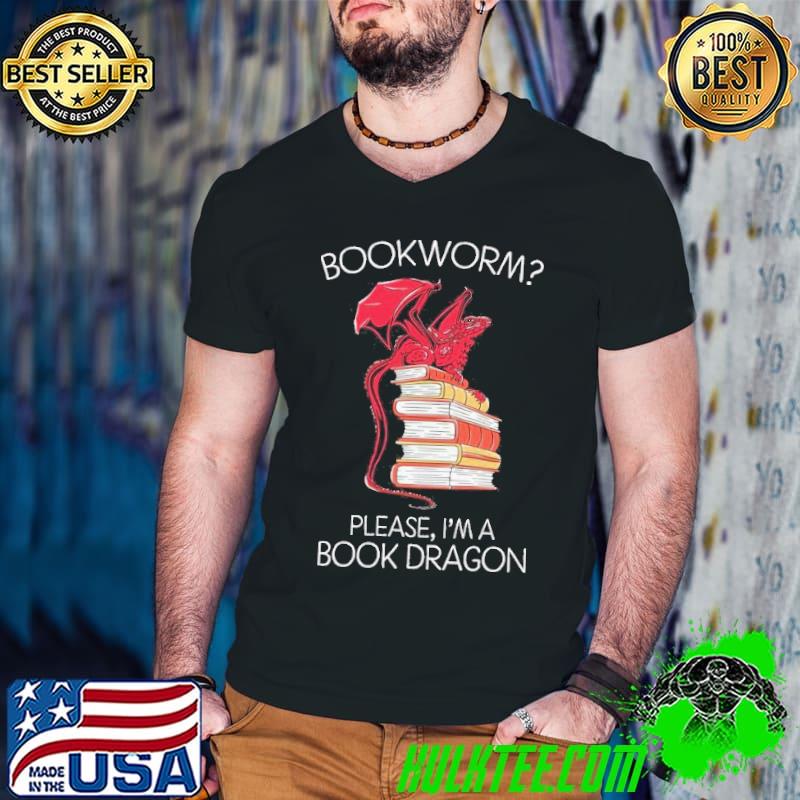 Please I'm a book dragon bookworm s Guys V Neck Please I'm a book dragon bookworm s Guys V Neck