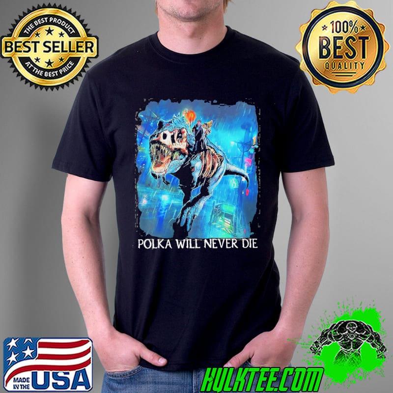 Polka will never die the dresden files vintage shirt