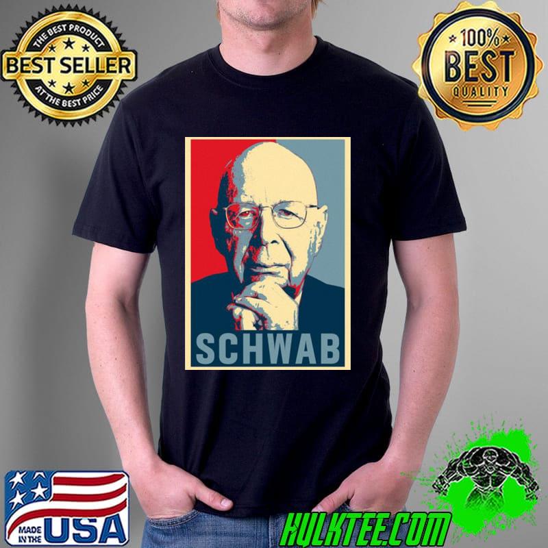 Polotical design klaus schwab the great reset shirt