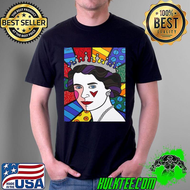 Queen elizabeth iI 1 design shirt