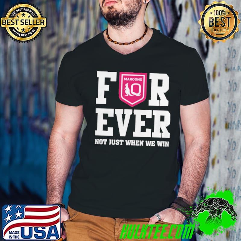 Queensland maroons forever not just when we win s Guys V Neck Queensland maroons forever not just when we win s Guys V Neck