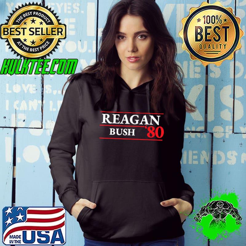 Reagan Bush 1980 Presidential Election T-Shirt Hoodie Reagan Bush 1980 Presidential Election T-Shirt Hoodie
