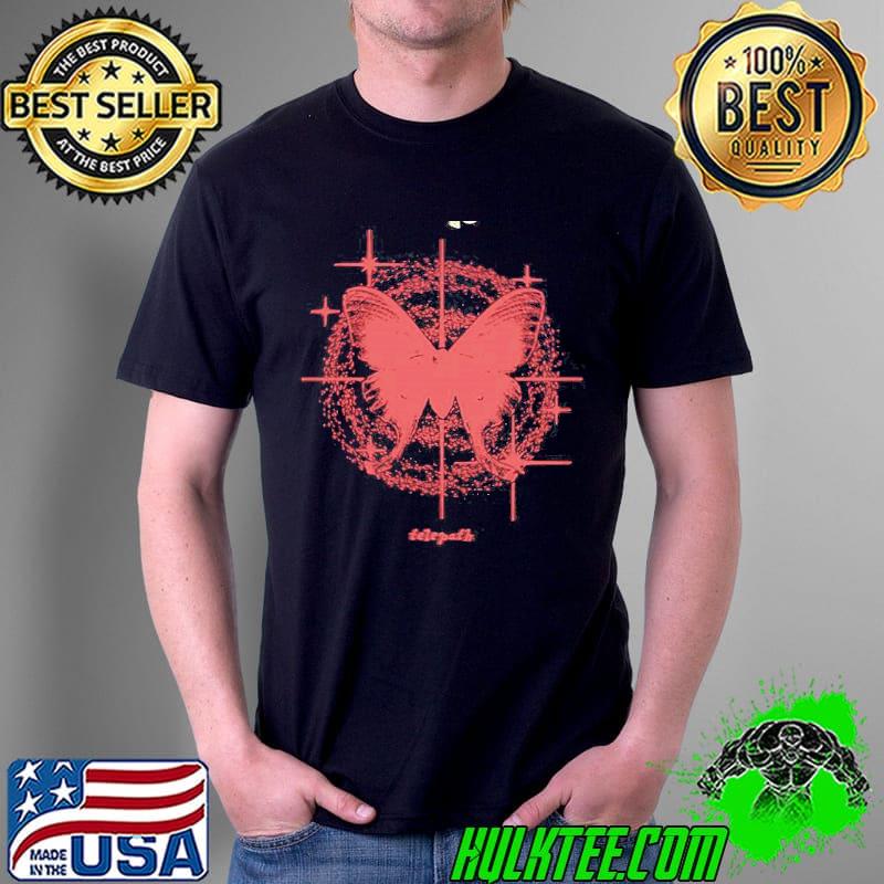 Red butterfly conan gray art shirt