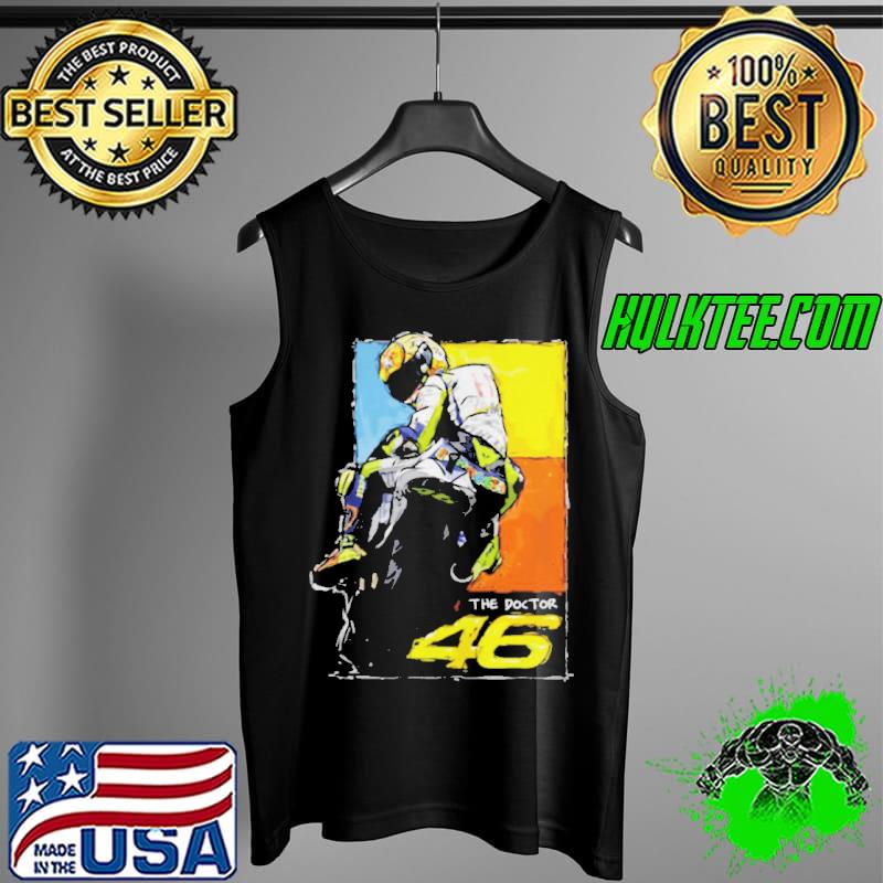 Retirement hand signature the doctor 46 active valentino rossI motorbike racing s Tank Top Retirement hand signature the doctor 46 active valentino rossI motorbike racing s Tank Top