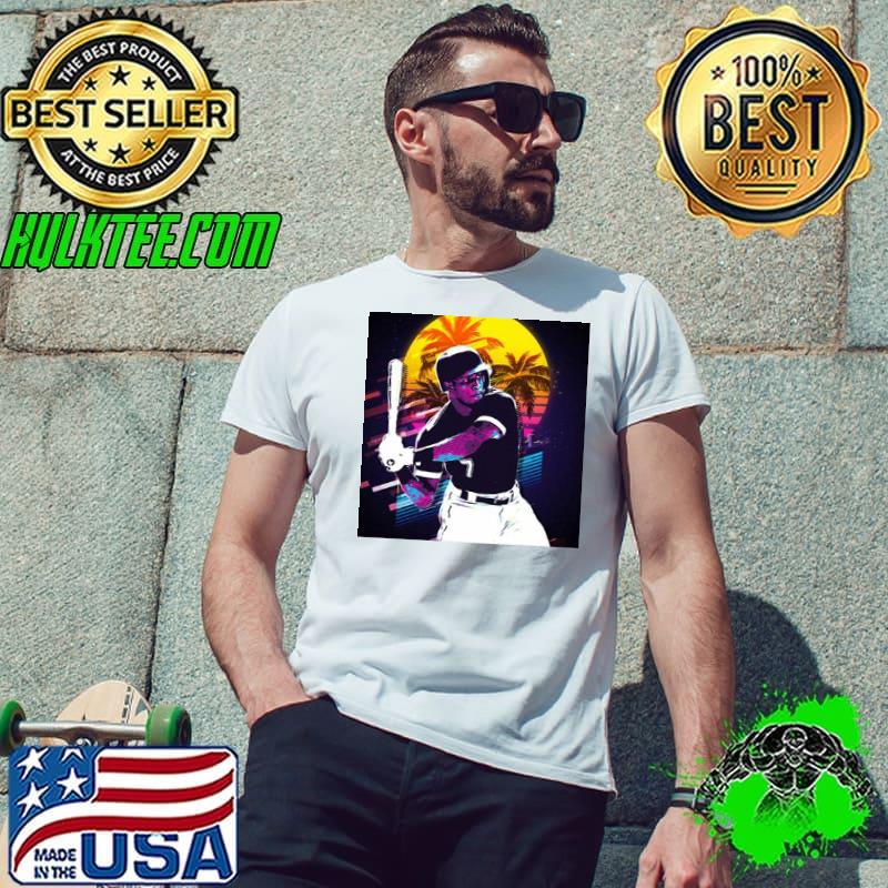 Retro art tim anderson chicago white sox baseball shirt