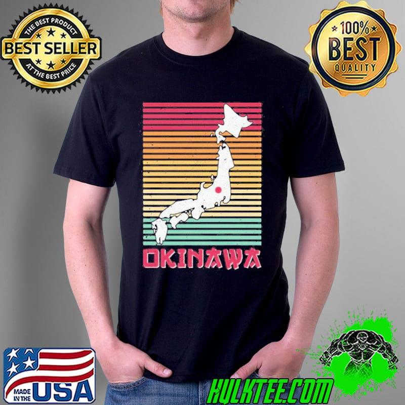 Retro japanese island and okinawa shirt
