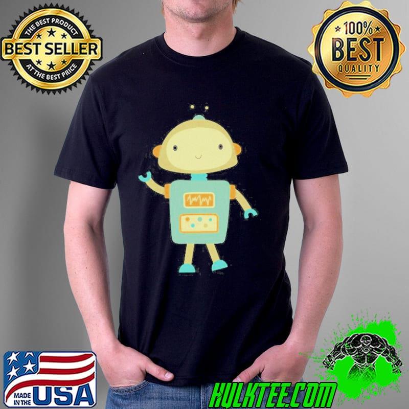 Robot clipart retro robot shirt