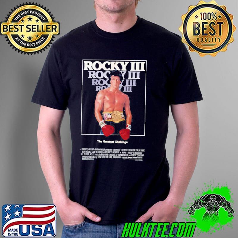 Rocky iiI movie boxing design shirt