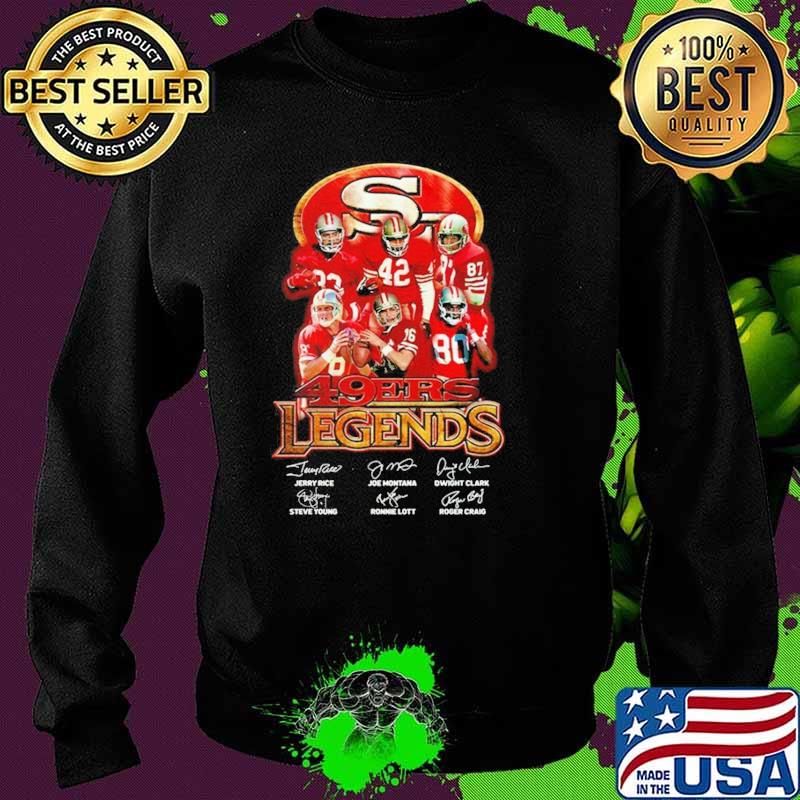 San francisco 49ers legends team signatures s Sweater San francisco 49ers legends team signatures s Sweater
