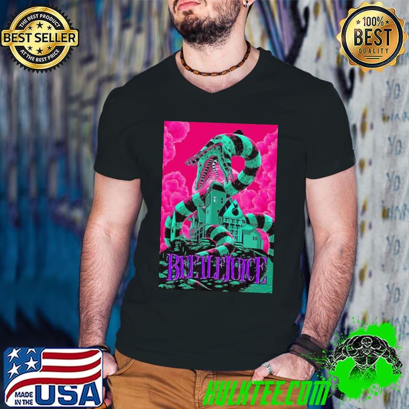 Scary town and big snake beetlejuice s Guys V Neck Scary town and big snake beetlejuice s Guys V Neck
