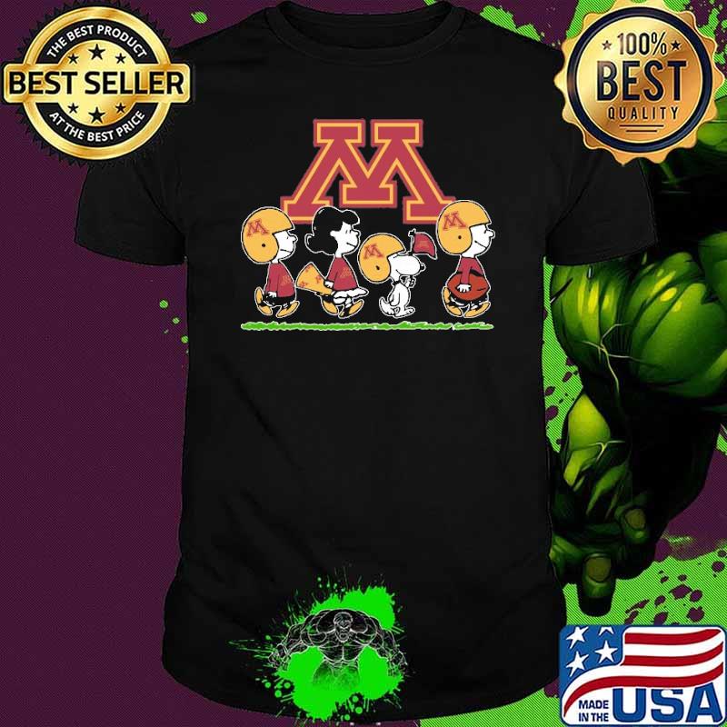 Snoopy The Peanuts Cheer For The Minnesota Golden Gophers NCAA Shirts