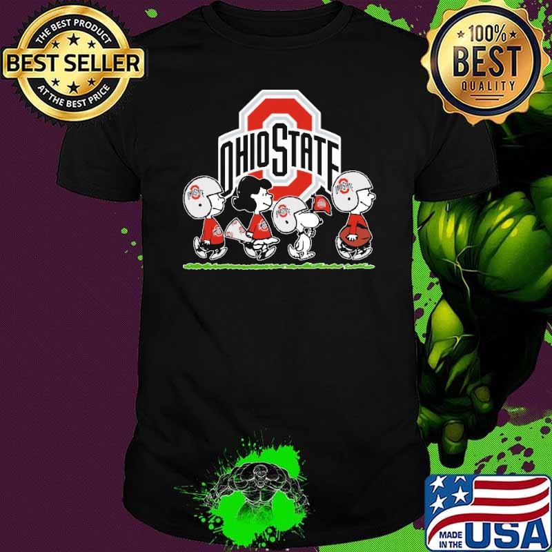 Snoopy the Peanuts cheer for the Ohio state buckeyes ncaa shirt