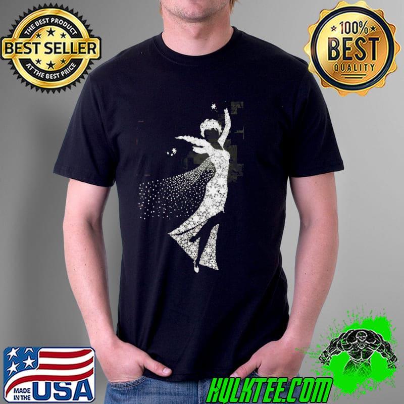 Snow queen elsa frozen art shirt