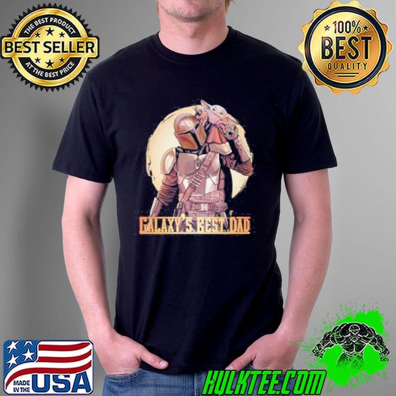 Star wars mandalorian galaxy's best dad shirt