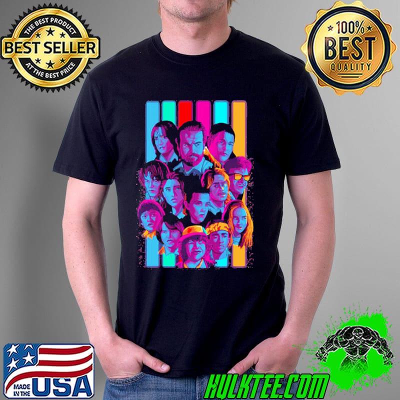 Stranger things characters design shirt