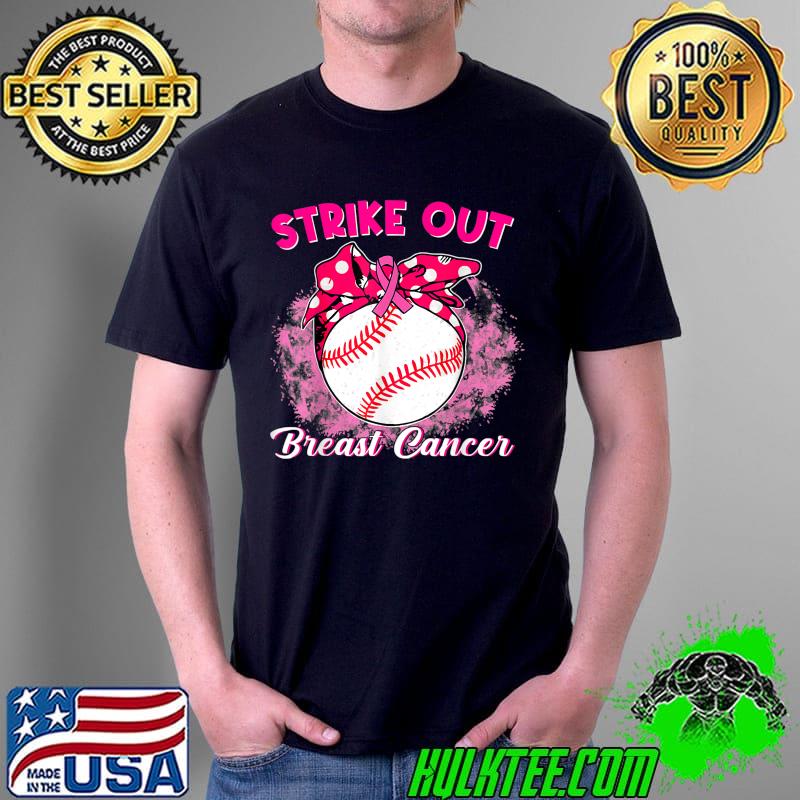 Strike Out Breast Cancer Awareness Baseball Fighters T-Shirt