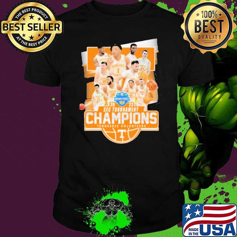 Tennessee basketball team 2022 sec tournament champions shirt