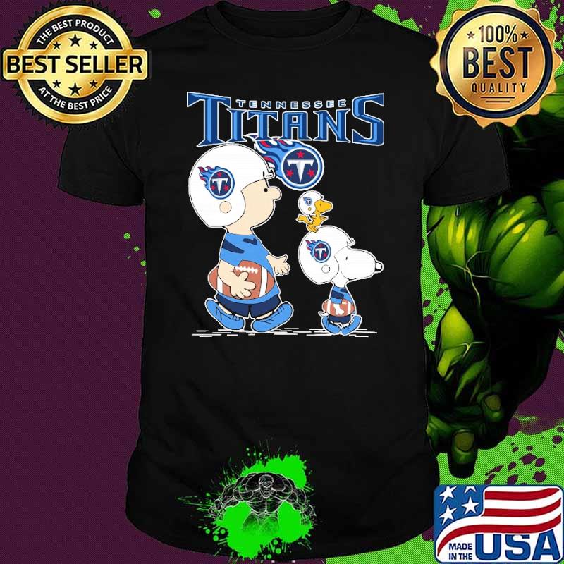 Tennessee Titans let's play Football together Snoopy NFL shirt