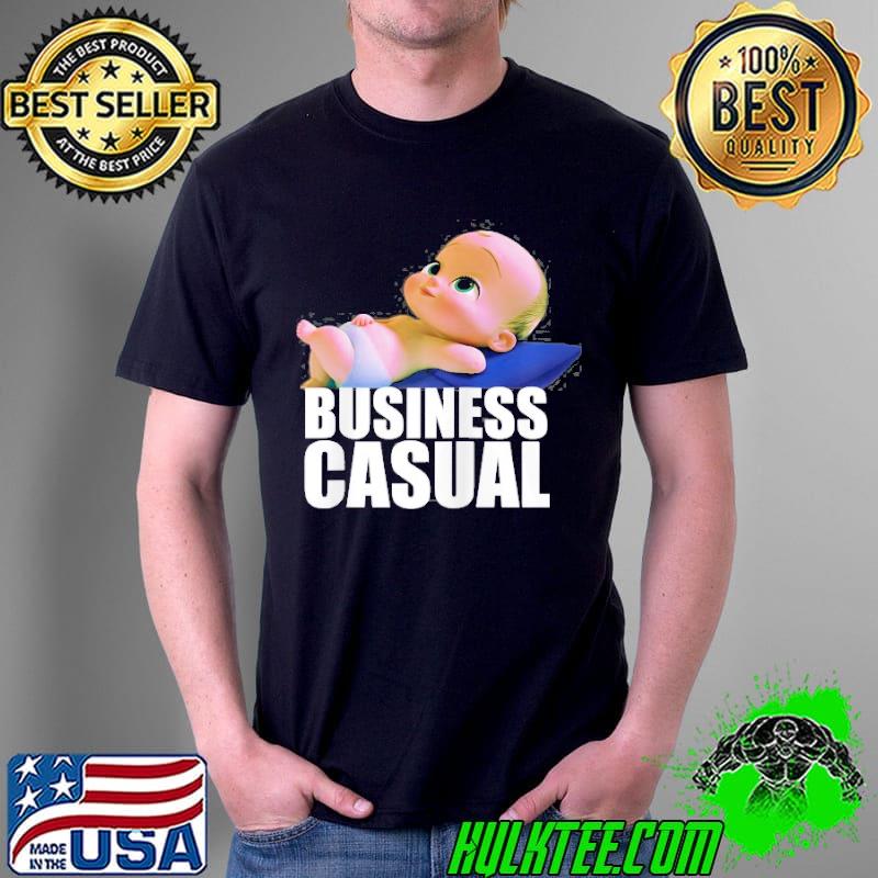 The boss baby business casual raglan baseball shirt
