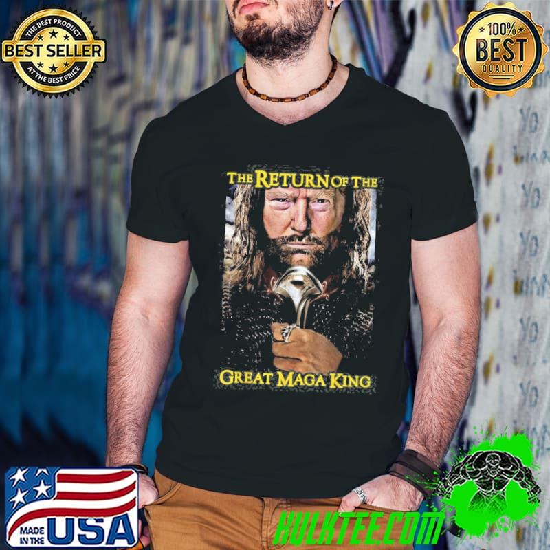 The return of the great maga king funny ultra maga s Guys V Neck The return of the great maga king funny ultra maga s Guys V Neck